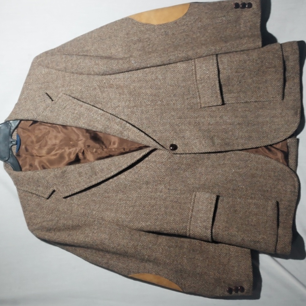 Vintage Pendleton 100% virgin‎ wool Tweed coat men's size 44R